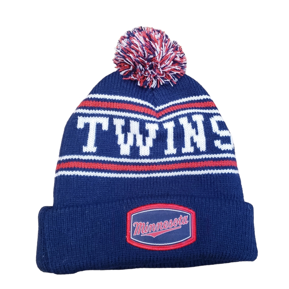 Minnesota Twins MLB Caribou Coffee Collaboration Beanie Fan Pom Hat